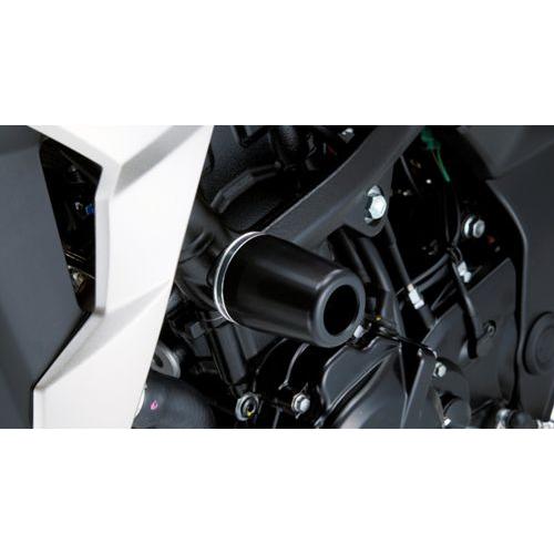 AGRAS アグラス レーシングスライダー 5点セット ジュラコンカラー：ブラック (ロゴ有) GSR750 SUZUKI スズキ エンジンスライダー・フレームスライダー