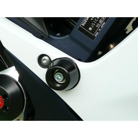 AGRAS アグラス レーシングスライダー ジュラコンカラー：ホワイト (ロゴ有) GSX-R600 GSX-R750 SUZUKI スズキ エンジンスライダー・フレームスライダー