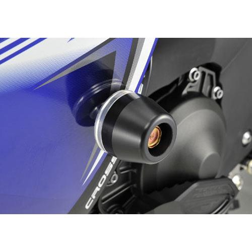 AGRAS アグラス レーシングスライダー ジュラコンカラー：ブラック (ロゴ無) YZF-R1 YAMAHA ヤマハ エンジンスライダー・フレームスライダー フレームの画像