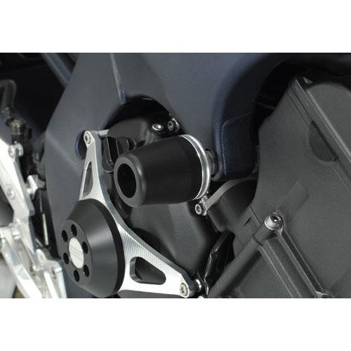 AGRAS アグラス レーシングスライダー ジュラコンカラー：ブラック (ロゴ無) FZ1 YAMAHA ヤマハ エンジンスライダー・フレームスライダー フレーム
