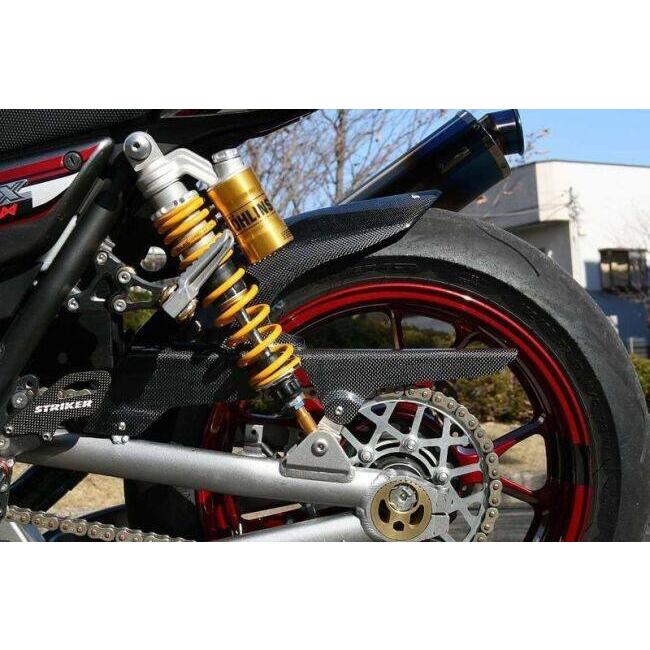 カワサキ ZRX1200 DAEG リアフェンダーカーボン製 STRIKER（ストライカー） エアロデザインSAD リヤフェンダー ロング