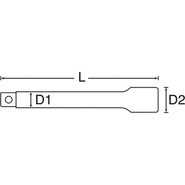 SIGNET シグネット 1／2DR エキステンションバー 5inch (インチ) (125MM) エクステンションバー ソケット ハンドツール | SIGNET | 01