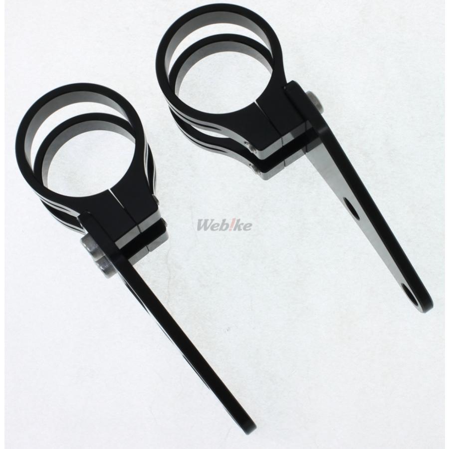 POSH Faith ポッシュ フェイス マシンドヘッドライトステー カラー：ブラック / サイズ：Φ41mm ヘッドライト 灯火類 電装系