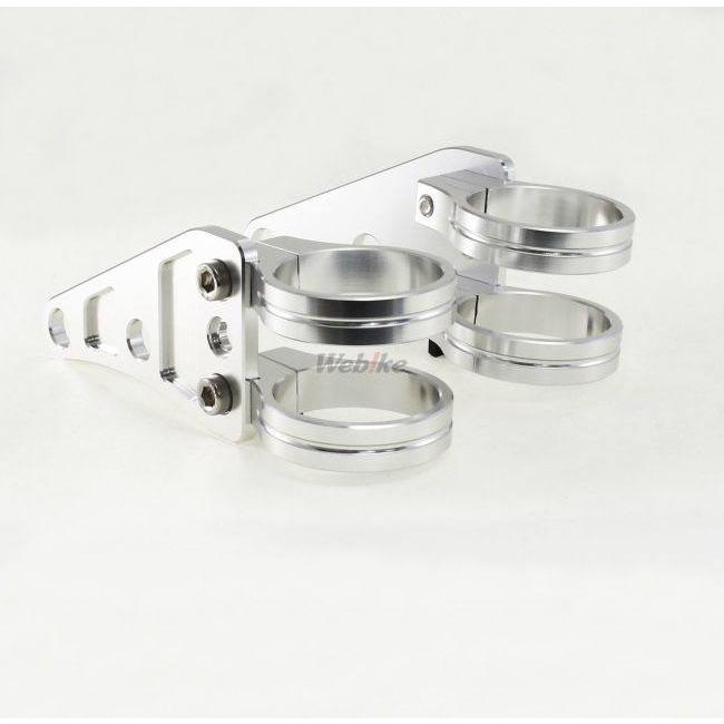 POSH Faith ポッシュ フェイス マシンドヘッドライトステー カラー：シルバー / サイズ：Φ41mm ヘッドライト 灯火類 電装系