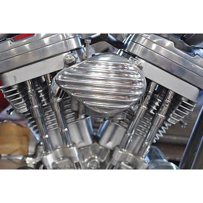 部品屋K&W エアークリーナーリブ付きティアドロップ 汎用 HARLEY-DAVIDSON ハーレーダビッドソン エアクリーナー・エアクリーナーエレメント 吸気関連_2