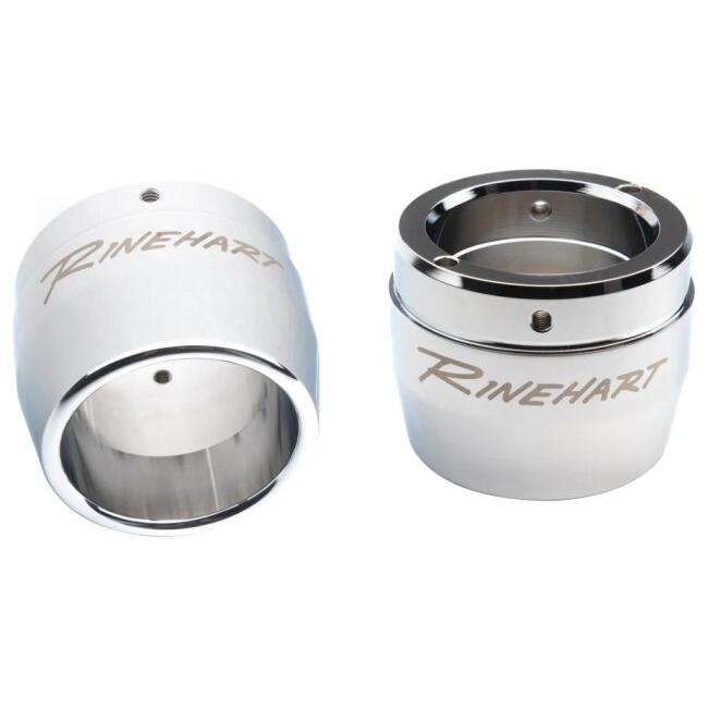 田中 Rinehart ラインハート 3.5インチマフラー用エンドキャップ(クローム