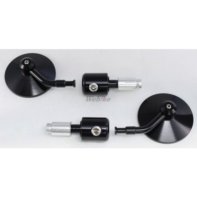 Rin Parts（リンパーツ） バーエンドミラー ハンドル : ウェビック1号