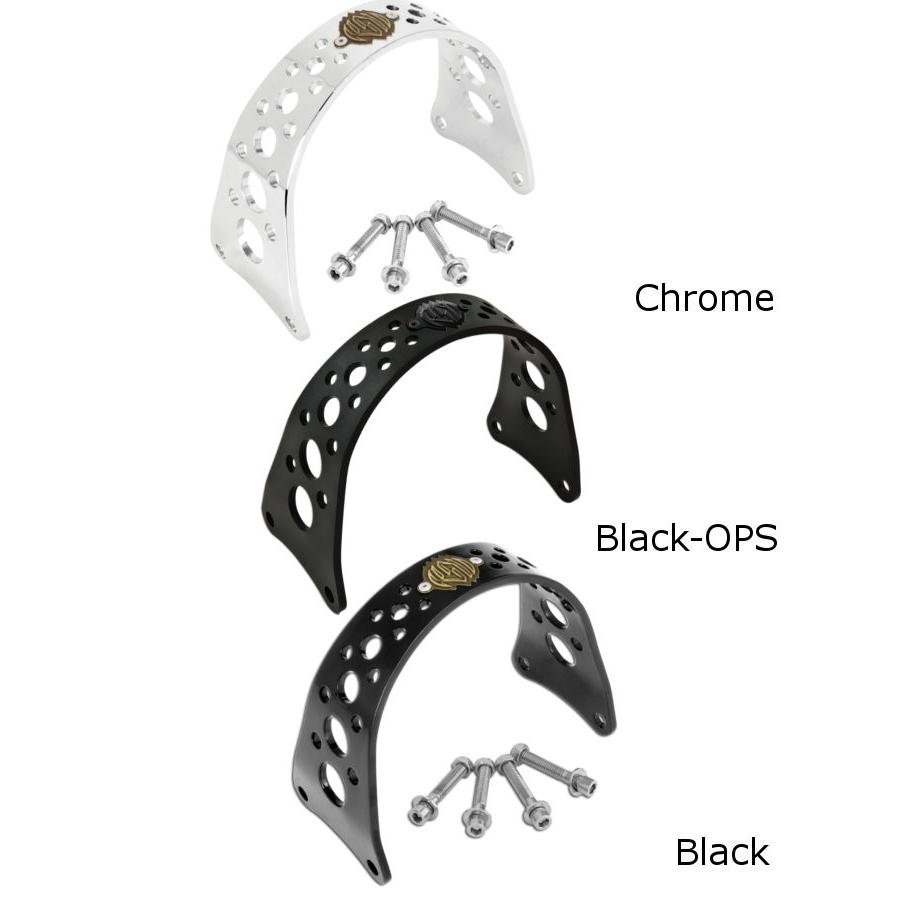Roland Sands Design ローランドサンズデザイン ワイドグライド用フォークブレス (ブラック) FLST [ソフテイル] 84-12 ワイドハブ用 外装 | ローランドサンズデザイン | 01