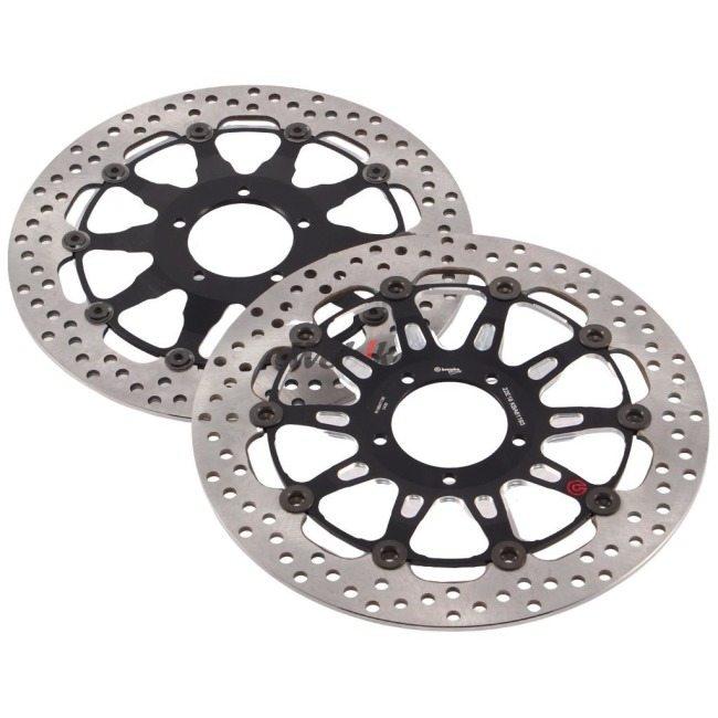 ドゥカティ純正　ブレンボ　フロントブレーキディスクローター　2枚セット brembo（ブレンボ） [Groove] グルーヴ フローティングディスク 左右