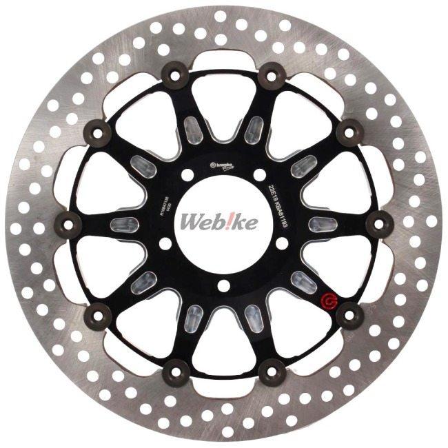 ドゥカティ純正　ブレンボ　フロントブレーキディスクローター　2枚セット brembo（ブレンボ） [Groove] グルーヴ フローティングディスク 左右