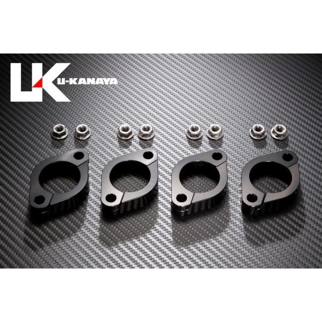 U-KANAYA ユーカナヤ アルミ削り出しエキゾーストフランジ [ZRX400/II専用] ZRX400II ZRX400 KAWASAKI カワサキ マフラーフランジ マフラー | U-KANAYA