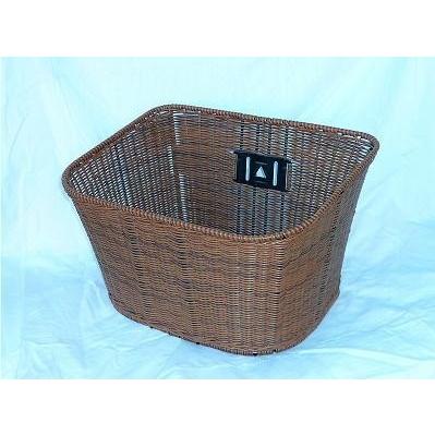 新品未使用　カゴ Cuby（カビィ） 籐風前かご角型 カゴ・バスケット 外装 : ウェビック1