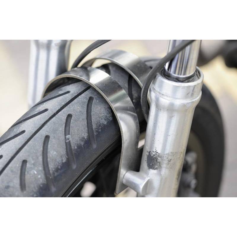 AN-BU アンブ ステンレス製スタビライザー SR400 SR500 XS650 YAMAHA ヤマハ フォークスタビライザー サスペンション 足回りの画像