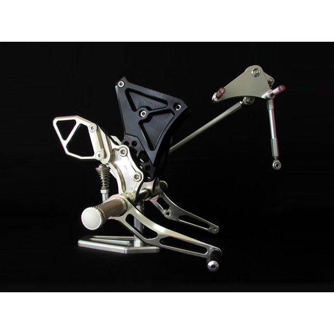 WOODSTOCK ウッドストック バックステップキット XB9R/XB12R用 ベースプレートカラー：シルバー(Type2) FIREBOLT XB9R [ファイアーボルト] XB12R ステップ | woodstock