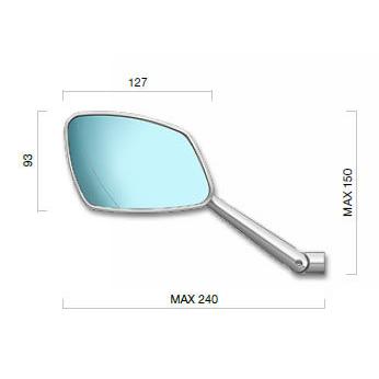 rizoma リゾマ 4Dミラー カラー：シルバー ミラー ハンドル | rizoma | 02