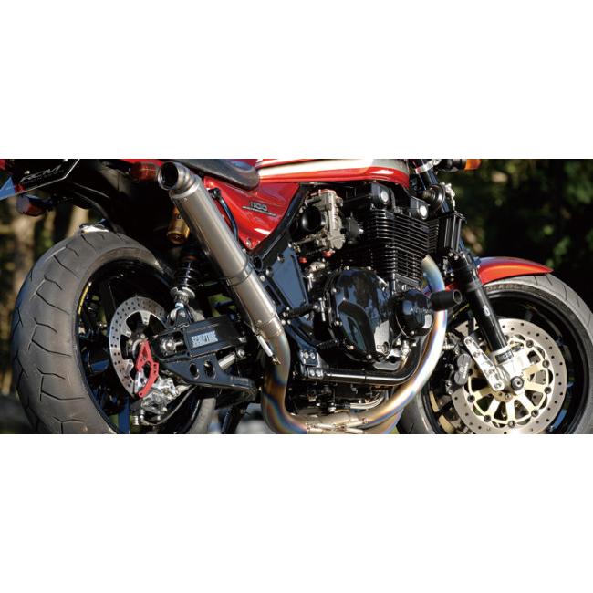 NITRO RACING ナイトロレーシング 4in1 手曲げチタンEXマフラー サイレンサータイプ：グレネードチタンV-1／サイレンサー長：300mm / カットオイルパン無し