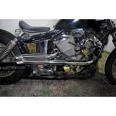 部品屋K&W ショットガンマフラー ドラッグスター 250 YAMAHA ヤマハ