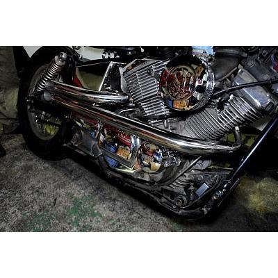 部品屋K&W ショットガンマフラー ドラッグスター 250 YAMAHA ヤマハ