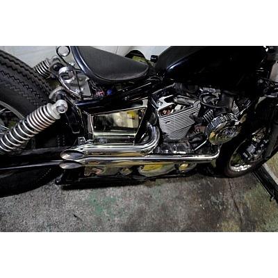 部品屋K&W ショットガンマフラー ドラッグスター 250 YAMAHA ヤマハ