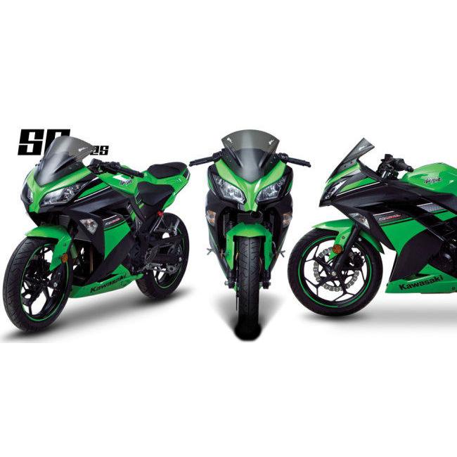 ZEROGRAVITY ゼログラビティ スクリーン 【SRタイプ】 カラー：クリア ニンジャ250 ニンジャ300 KAWASAKI カワサキ 外装_3