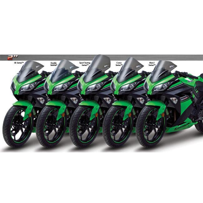 ZEROGRAVITY ゼログラビティ スクリーン 【SRタイプ】 カラー：クリア ニンジャ250 ニンジャ300 KAWASAKI カワサキ 外装_4