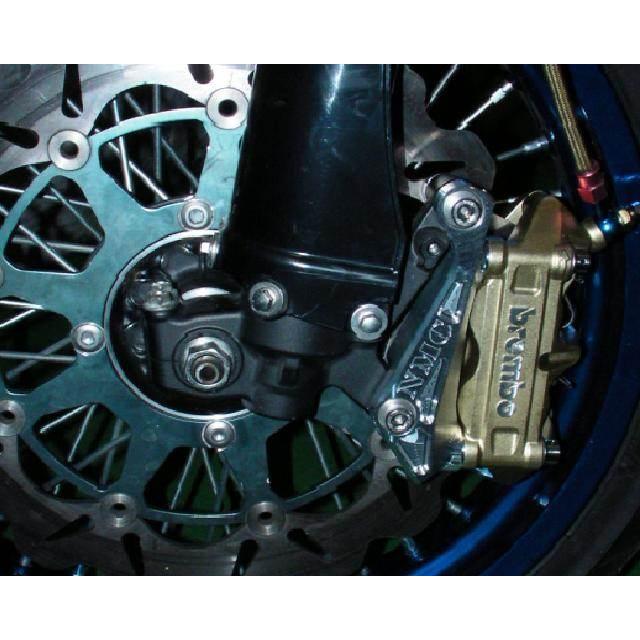Dトラッカー250、KLX250用320φローター用キャリパーサポート Dトラッカー250、KLX250用320φローター用キャリパーサポート