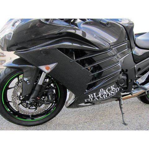 A-TECH（エーテック） サイドカウル 素材：FRP／ブラック(FB) ZX-14R