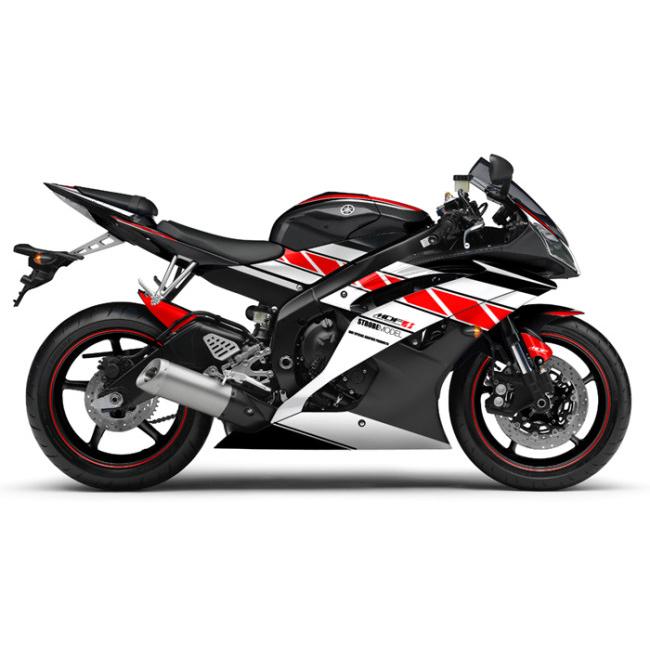MDF エムディーエフ 車種別グラフィックデカールキット YZF R6 ストロボ ■コンプリートデカール（フルセット） YZF-R6 YAMAHA ヤマハ グラフィックキット 外装の画像