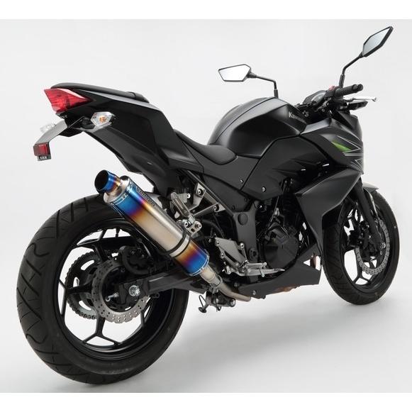BEAMS ビームス R-EVO スリップオンマフラー サイレンサー：ヒートチタン Z250 KAWASAKI カワサキ マフラー | BEAMS | 01