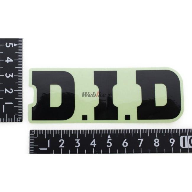 D.I.D DID ダイドー ステッカーブラックA ステッカー・デカール