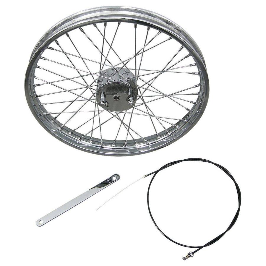 ミニドラム 21×1.85 メッツラー マラソン 80/90-21 21インチ ミニドラムホイールセット 21x1.85in クローム / 2％er