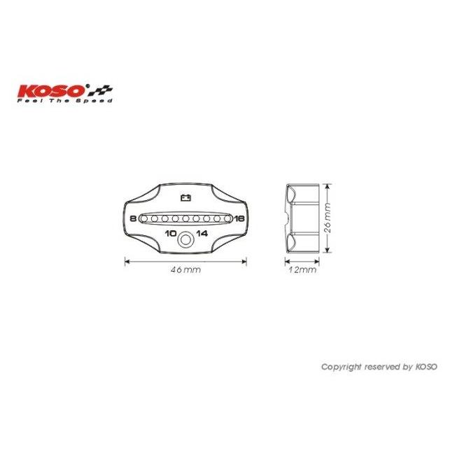 KOSO コーソー LED電圧チェッカー【CNCブラック】 電気・電圧計 計測ツール | KOSO | 01