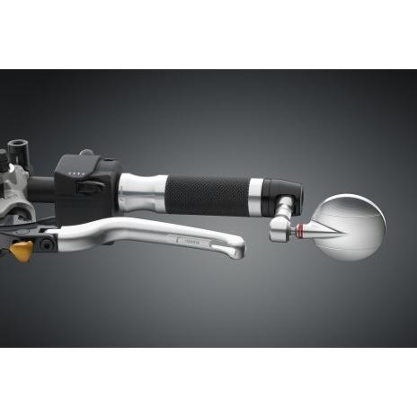 rizoma リゾマ ミラー 「スパイ R 80」 【Spy 80】左右共通 カラー：ブラック ハンドル | rizoma | 01