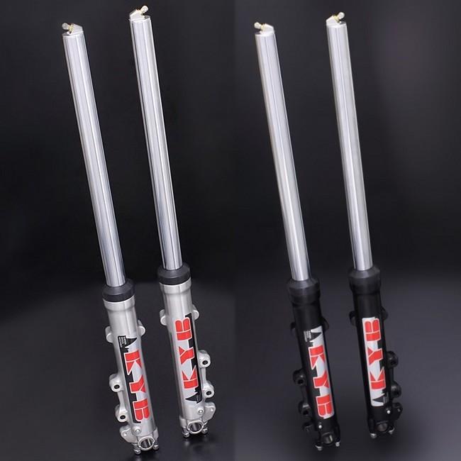 PMC ピーエムシー ADVANTAGE-KYBフロントフォーク 【KYB36】 カラー：シルバー（ヘアライン仕上げ） Z1000 (空冷) Z1 (900SUPER4) KAWASAKI カワサキ 足回り | PMC