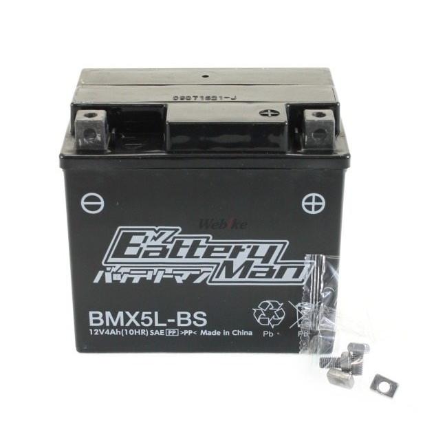 Battery Man バッテリーマン バッテリー BMX5L-BS(YTX5L-BS 互換)(液入充電済み) YAMAHA ヤマハ SUZUKI スズキ HONDA ホンダ 鉛系バッテリー バッテリー関連 | ブランド登録なし | 03