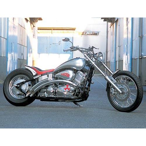 ★YAMAHAドラッグスターアルミタンク★ BIG CEDAR ビッグシーダー ストレッチアルミタンク DRAGSTAR400