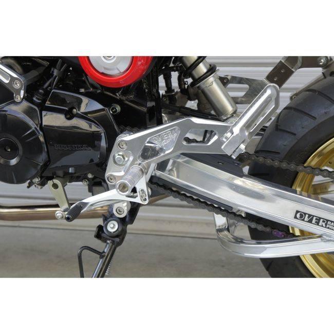OVER オーヴァー バックステップ 4ポジション タンデムポジションキット グロム HONDA ホンダ ステップ 足回り