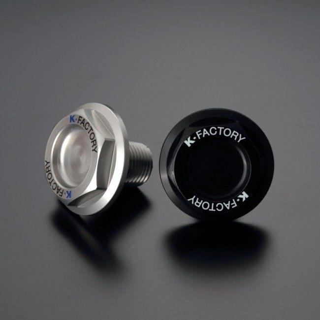 K-FACTORY ケイファクトリー ステムボルト カラー：スーパーブラック Z250 Ninja250 KAWASAKI カワサキ ステムナット・ステムボルト ハンドル周辺パーツ | K-FACTORY | 01