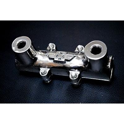 部品屋K\u0026W LOWBROW CUSTOMS クランプステンレスライザー 汎用 HARLEY-DAVIDSON ハーレーダビッドソン ハンドルポスト・ハンドルライザー ハンドル