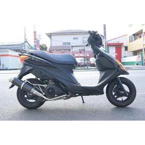 ai-net アイネット カーボン サイレンサー マフラー アドレスV125 SUZUKI スズキ フルエキゾーストマフラー_1