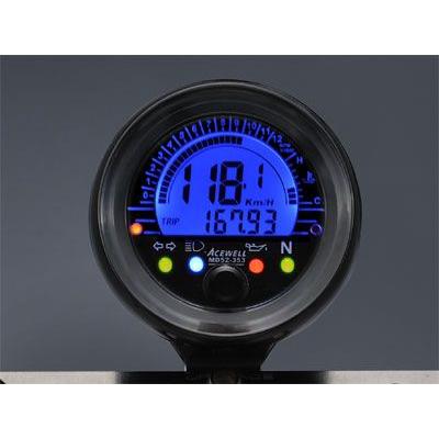 ACEWELL エースウェル 多機能デジタルメーター カラー：ブラック