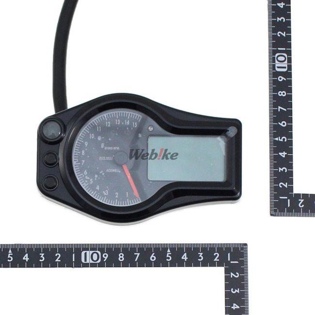 ACEWELL エースウェル 多機能デジタルメーター 回転数：15000rpm 多