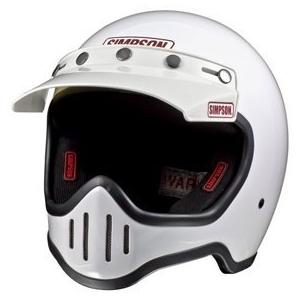 SIMPSON NORIX シンプソンノリックス M50用バイザー カラー：ホワイト M50 ヘルメットバイザー ヘルメット | SIMPSON（バイク） | 01