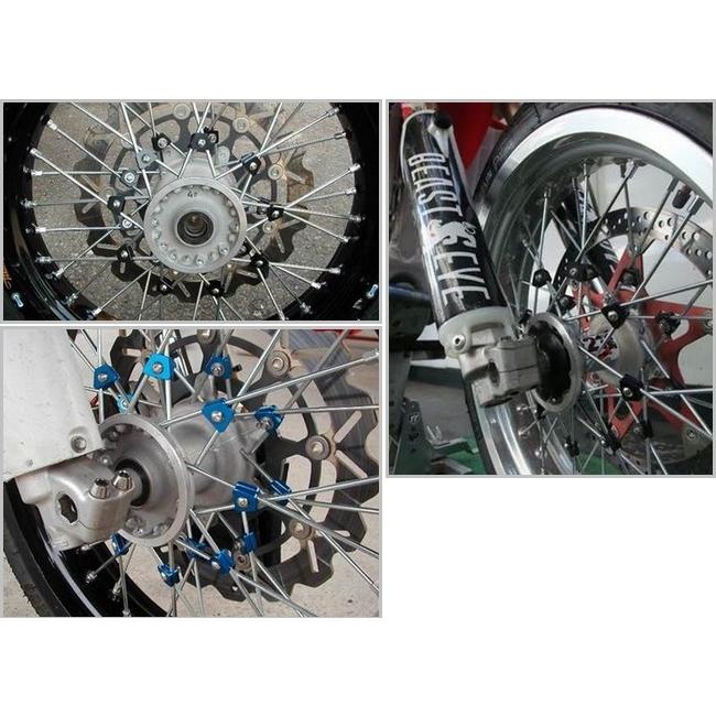 OUTEX アウテックス スポークブースター カラー：ブルーアルマイト Dトラッカー DトラッカーX KLX250SR KLX250 250SB D-TRACKER [Dトラッカー] ホイール関連の画像