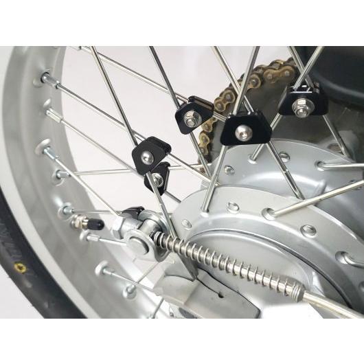 OUTEX アウテックス スポークブースター カラー：ブラックアルマイト CRF100F XR100R CRF125F DR-Z400SM SMR449 SMR510 その他ホイールオプション・補修部品 | OUTEX | 01