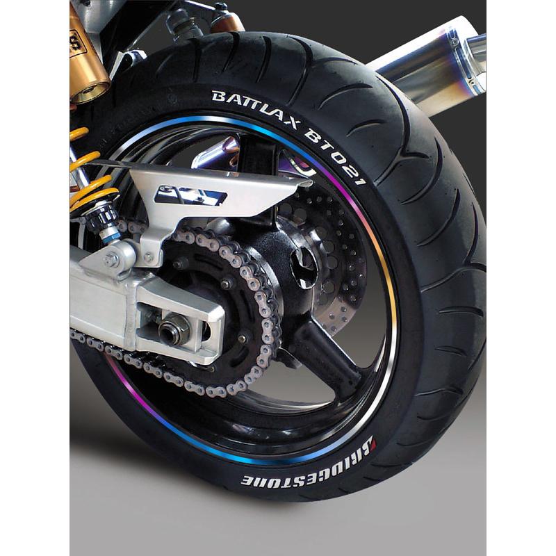 MDF エムディーエフ チタニウムリムストライプ 6M タイプ：ロゴ文字なし / サイズ：20インチ×2 リムステッカー・リムストライプ 外装 | MDF