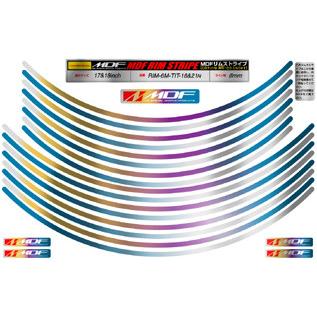 MDF エムディーエフ チタニウムリムストライプ 6M タイプ：ロゴ文字なし / サイズ：20インチ×2 リムステッカー・リムストライプ 外装 | MDF | 01