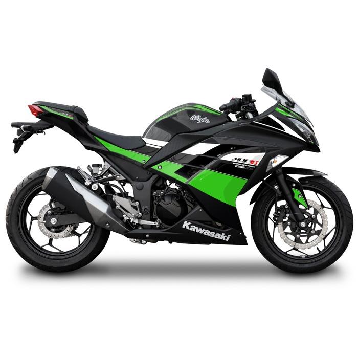 MDF MDF:エムディーエフ 車種別グラフィックデカールキット 13-Ninja250 ライトカウル部分 ニンジャ250 KAWASAKI カワサキ｜webike｜02