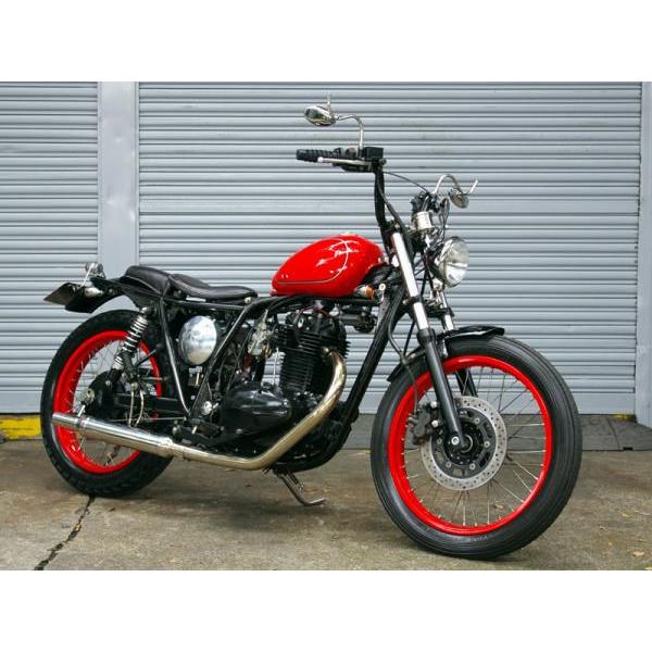 BOATRAP ボートラップ 22Φ(7／8インチ用) 70sアップハンドル カラー：メッキ仕上げ SR400 250TR ESTRELLA [エストレア] YAMAHA ヤマハ KAWASAKI カワサキ | BOATRAP | 01