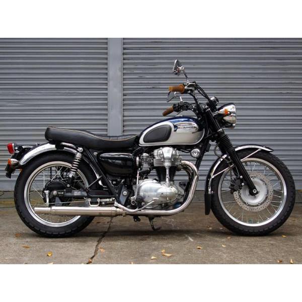 w650 w400 ローダウンサスペンションセット カワサキ W400 W650 リアサスペンション ブラック ローダウン リア